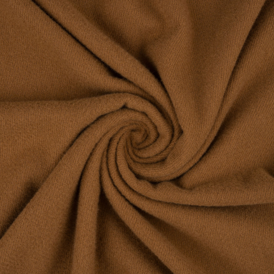 Großer, hellbrauner Damen-Schal mit Fransen verziert - Peterson – Bild 3