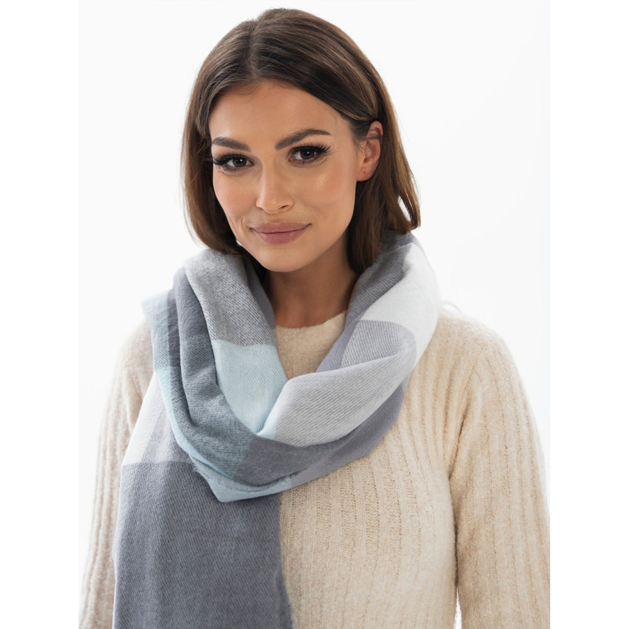 Damen-Schal aus Polyester mit Fransen verziert – Rovicky – Bild 2