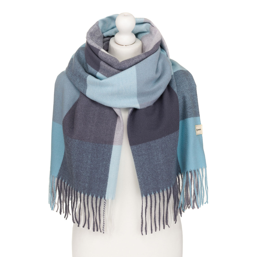 Damen-Schal aus Polyester mit Fransen verziert – Rovicky