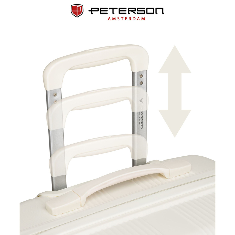 Reiseset aus ABS-Koffer in Beige - Peterson – Bild 9
