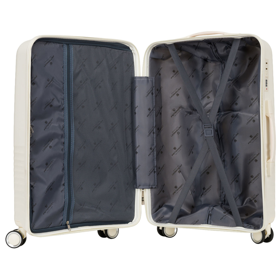 Reiseset aus ABS-Koffer in Beige - Peterson – Bild 12