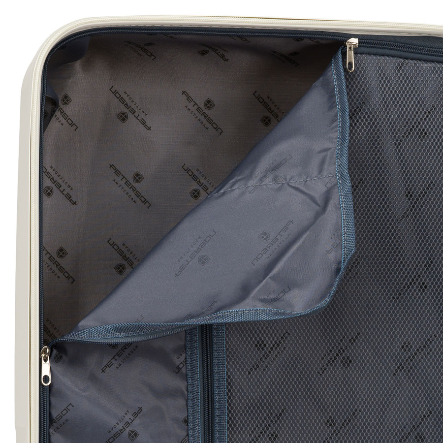 Reiseset aus ABS-Koffer in Beige - Peterson – Bild 21