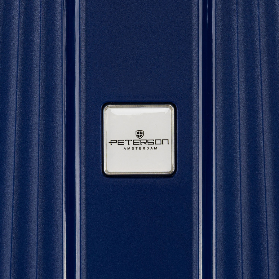 Peterson Koffer-Set aus ABS-Kunststoff in Marineblau – Bild 18