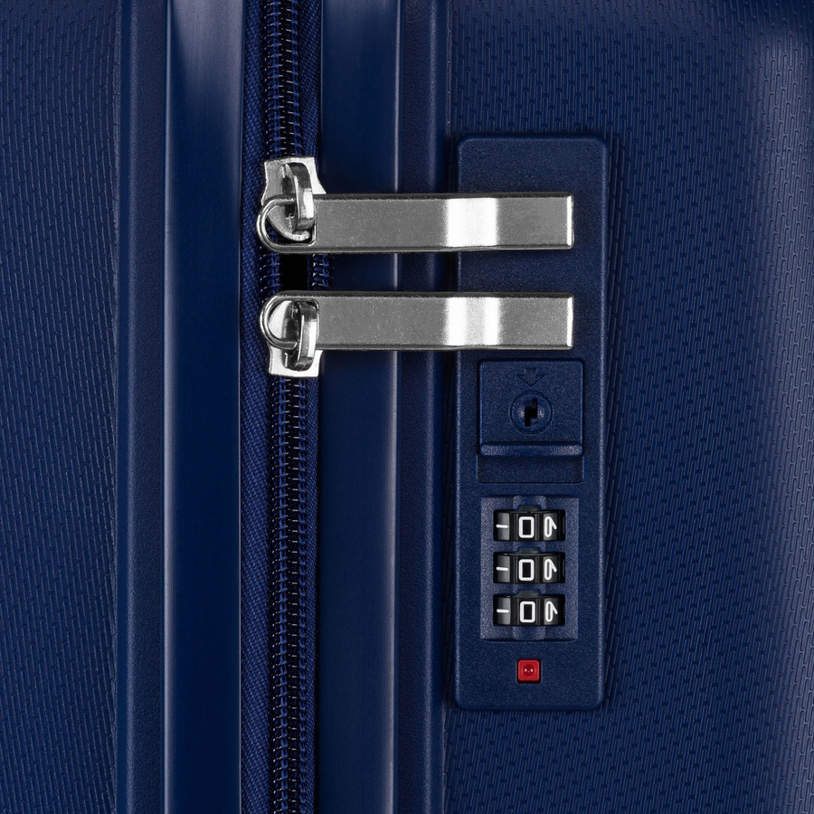 Peterson Koffer-Set aus ABS-Kunststoff in Marineblau – Bild 19