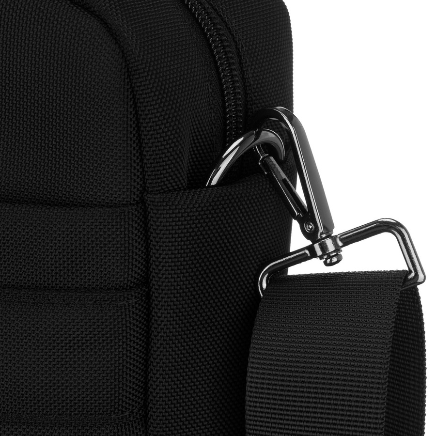 Herren-Laptoptasche aus strapazierfähigem Cordura in Schwarz, mit Reißverschluss – Peterson – Bild 10