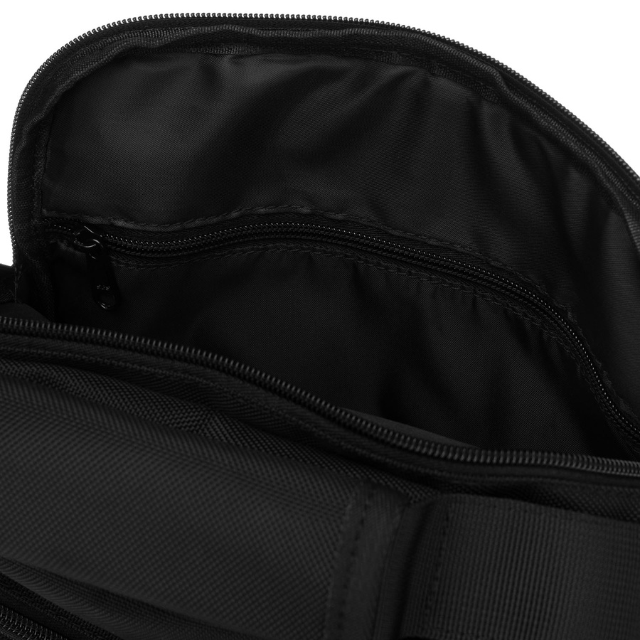 Praktische Umhängetasche aus Cordura in Schwarz mit Reißverschluss, zwei Fächer – Peterson – Bild 6