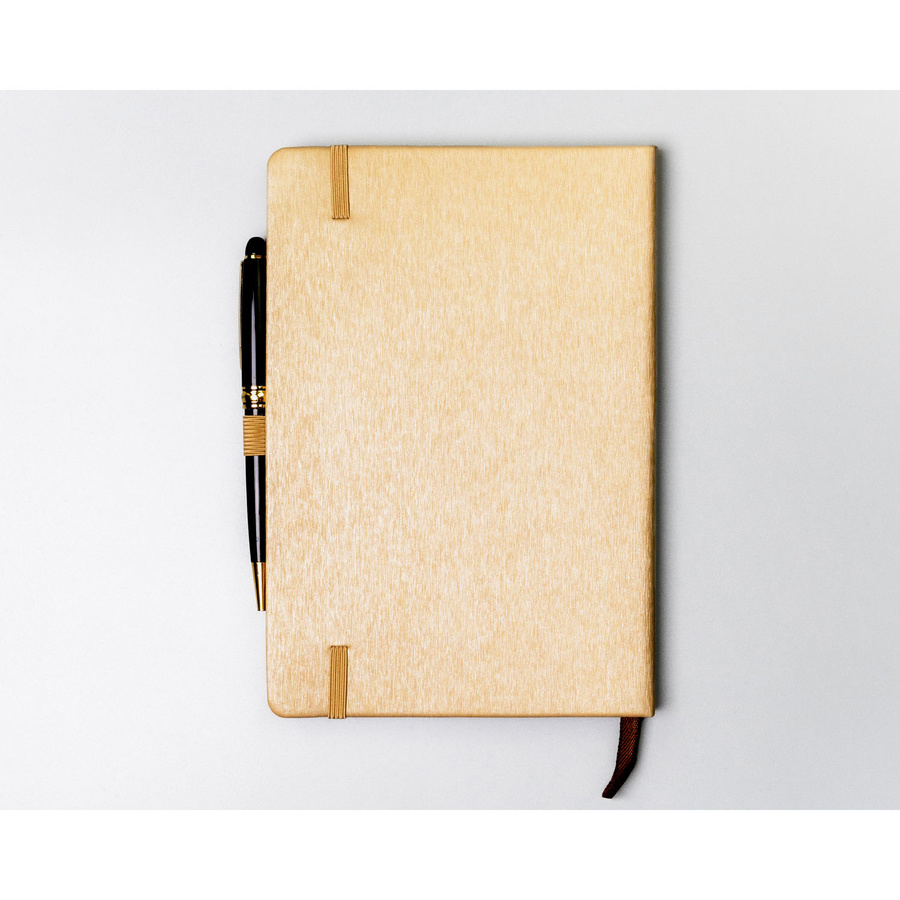 Beiger Notizblock im B5-Format mit Linien bedruckt - Peterson – Bild 4