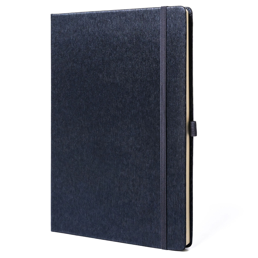 Notizbuch im B5-Format in Grau, liniert bedruckt – Peterson – Bild 2