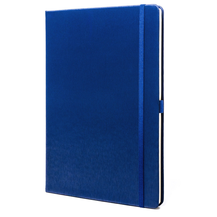 Granatfarbenes Notizbuch im B5-Format mit Gummibandverschluss, liniert - Peterson – Bild 2