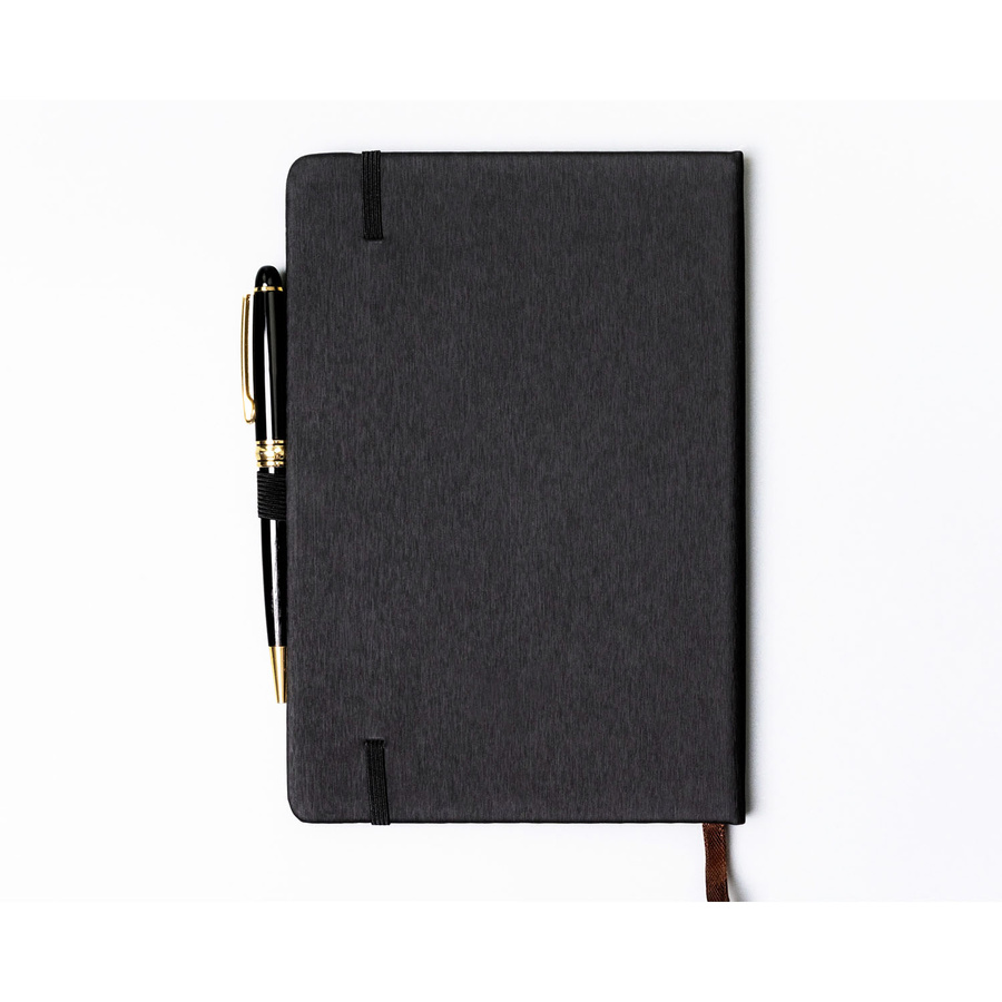 Schwarzes Notizbuch im A5-Format, liniert – Peterson – Bild 4