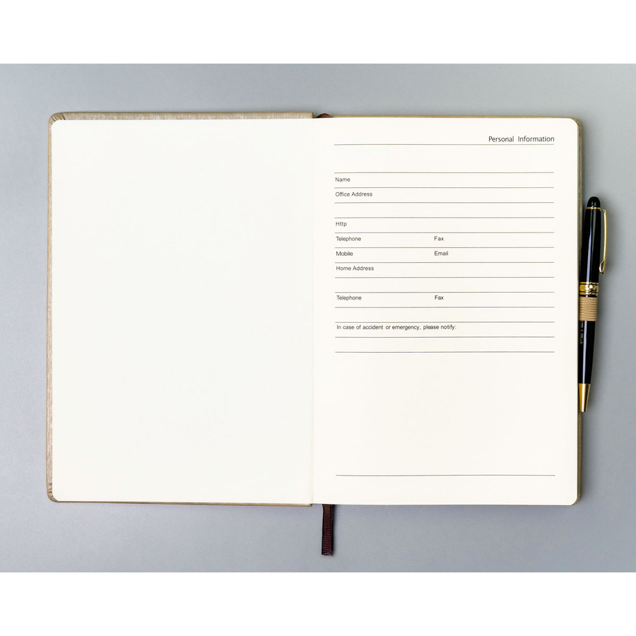 Beiger Notizblock im A5-Format, liniert – Peterson – Bild 5