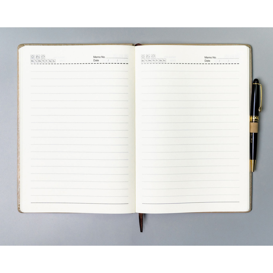 Beiger Notizblock im A5-Format, liniert – Peterson – Bild 6