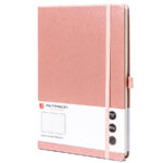 Notizbuch A5, rosa, liniert – Peterson