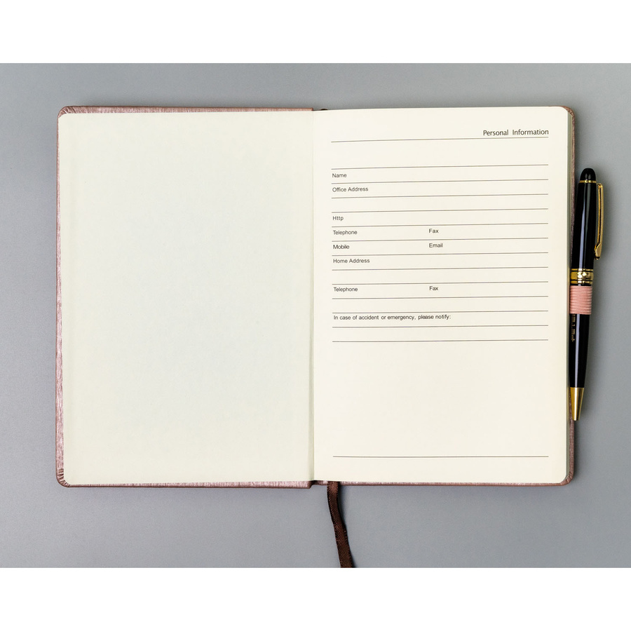 Notizbuch A5, rosa, liniert – Peterson – Bild 5
