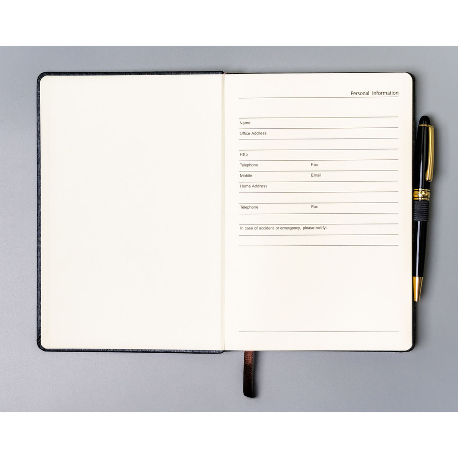 Notizbuch im A5-Format in Grau, liniert – Peterson – Bild 5