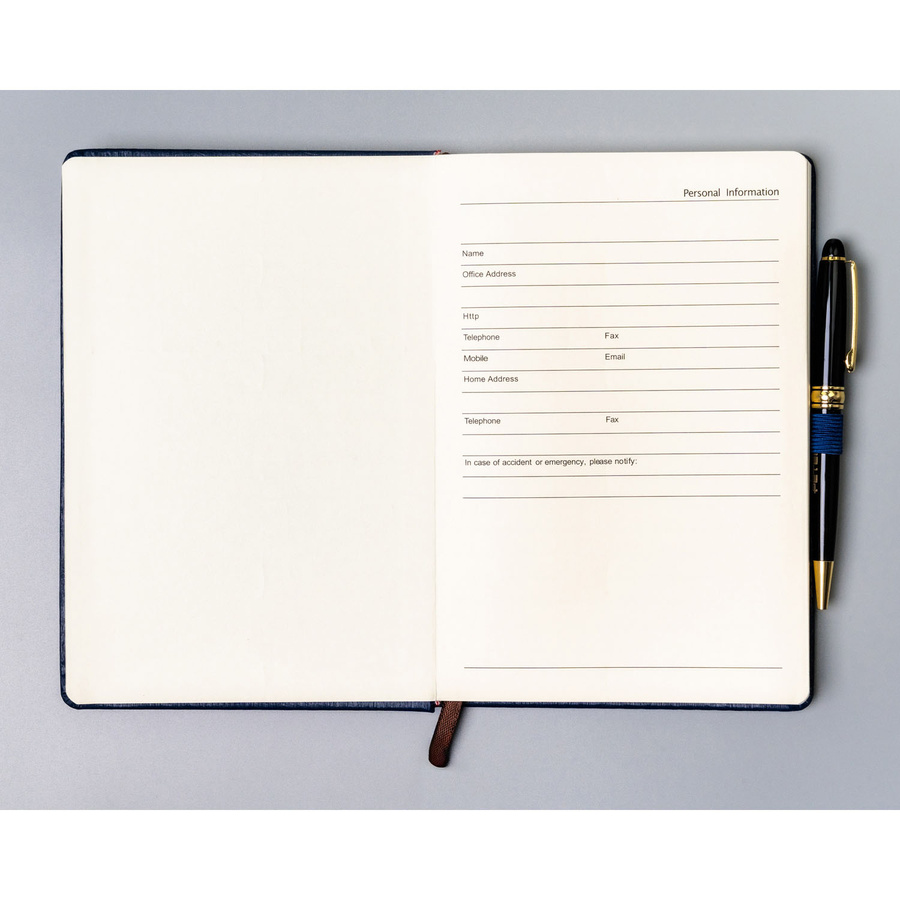 Marineblaues Notizbuch im A5-Format, liniert – Peterson – Bild 5