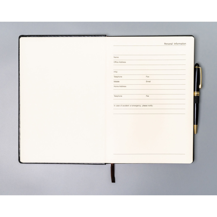 Schwarzes Notizbuch im Hardcover-Format B5, liniert – Peterson – Bild 5