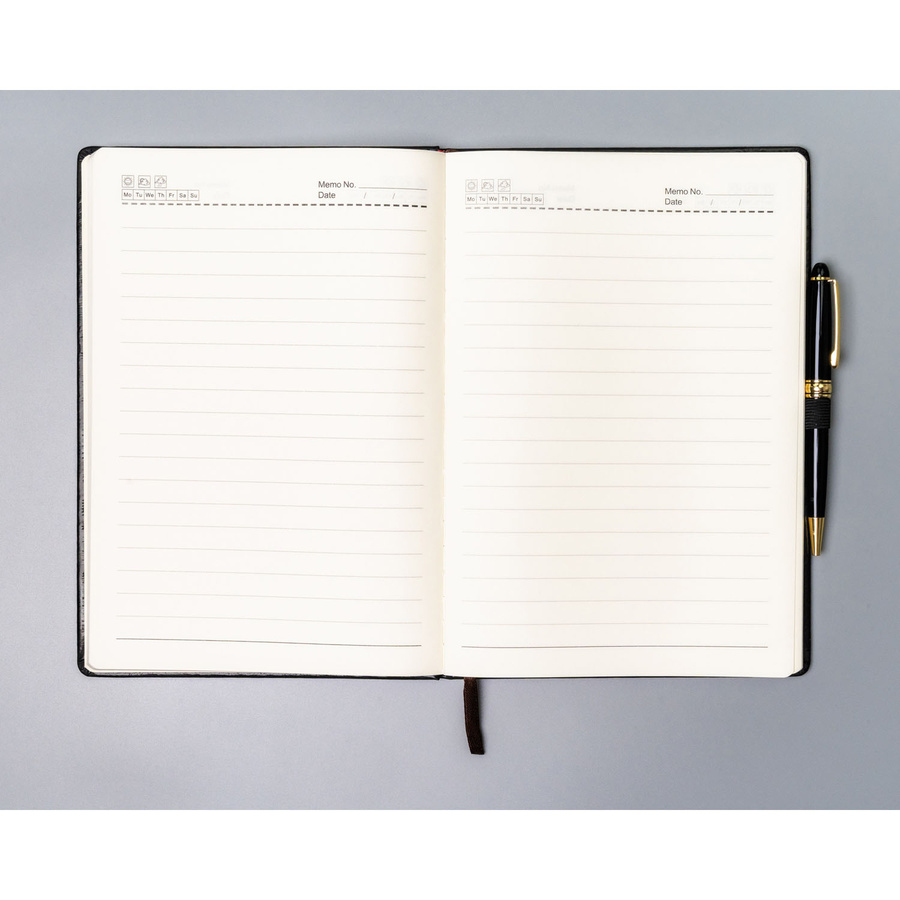 Schwarzes Notizbuch im Hardcover-Format B5, liniert – Peterson – Bild 6