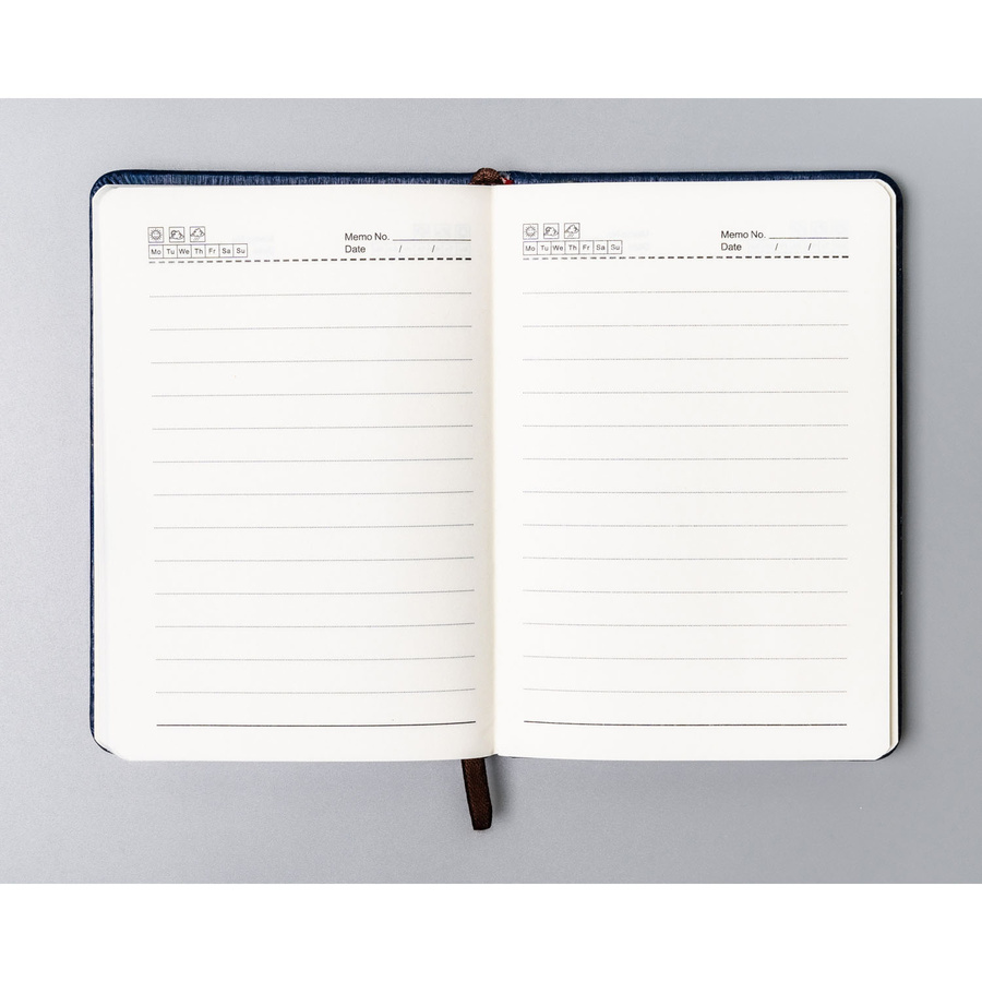 Granatfarbener Notizblock im A6-Format, liniert – Peterson – Bild 6