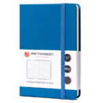 Blaues Notizbuch im A6-Format, liniert – Peterson