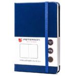 Notizbuch A6 in Marineblau mit Punktmuster – Peterson