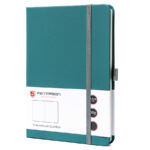 Grünes Notizbuch im B6-Format mit Punktmuster - Peterson