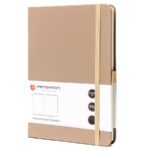 Notizbuch im Format B6 in Khaki mit Punkten bedruckt – Peterson