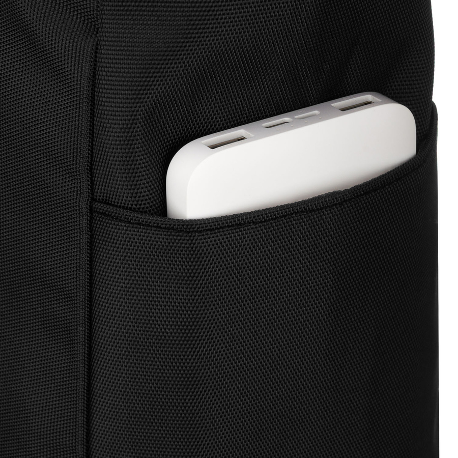 Schwarze, geräumige Damen-Shopper-Tasche mit Henkeln und abnehmbarem Gürtel – Peterson – Bild 9