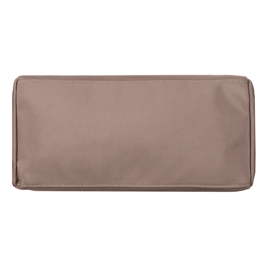 Beige Damen-Shopper mit Henkeln und abnehmbarem Gürtel, mit Reißverschluss – Peterson – Bild 11