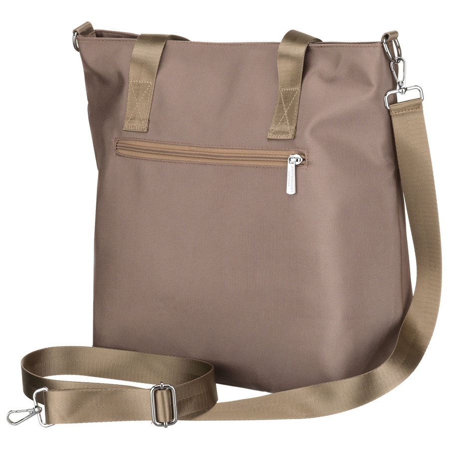 Damen-Shopper, einteilig, beige, mit Reißverschluss – Peterson – Bild 3