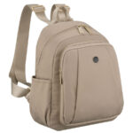 Praktischer Damen-Rucksack aus Polyester in Ecru, ein Hauptfach – Peterson
