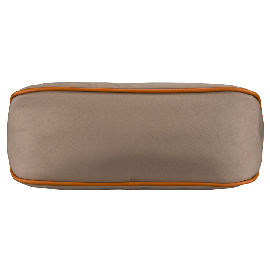 Städtische Damen-Handtasche aus Polyester und Öko-Leder in Beige, einteilig und mit Reißverschluss – Peterson – Bild 9
