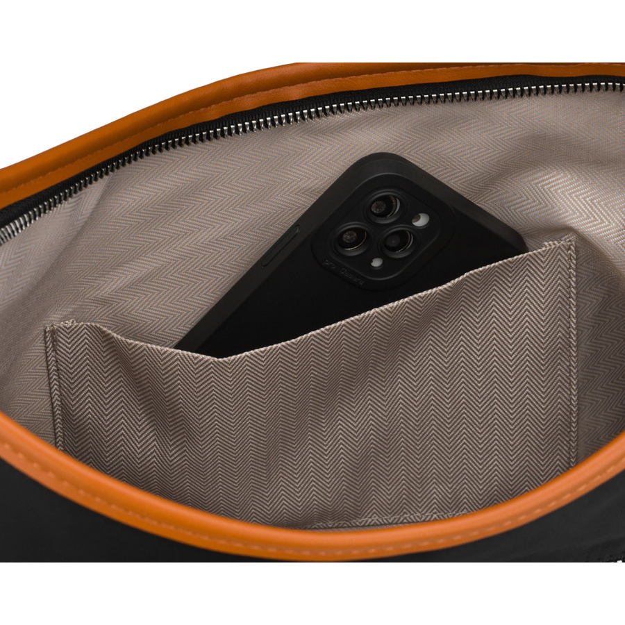 Peterson Damen-Handtasche, schwarz, aus Polyester und Öko-Leder, einteilig – Bild 7