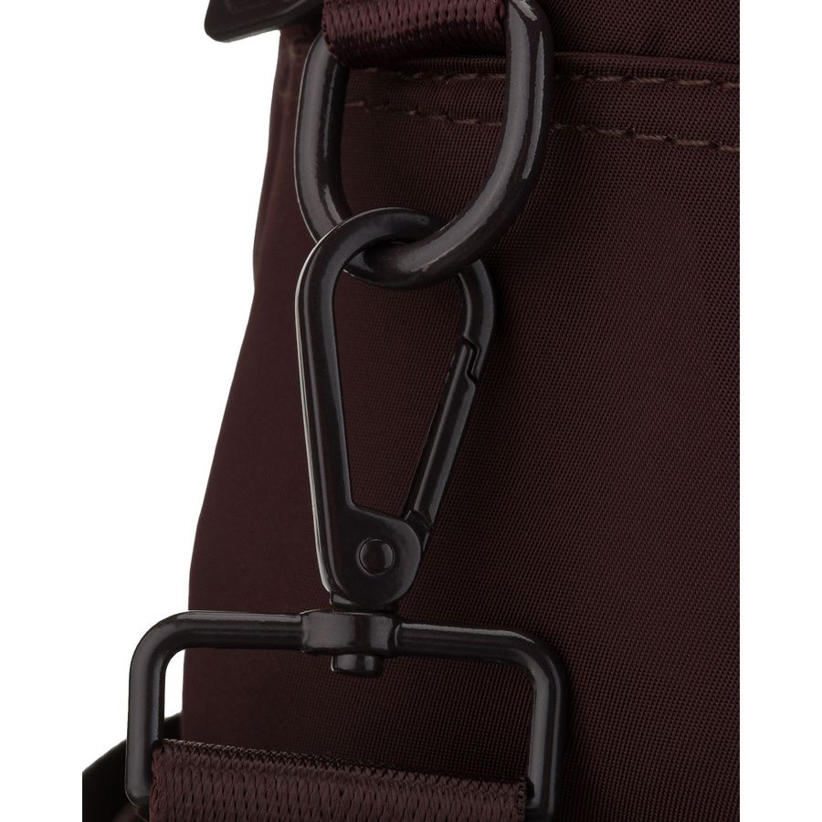 Schwarze, urbane Damenhandtasche aus Polyester, einteilig - Peterson – Bild 9