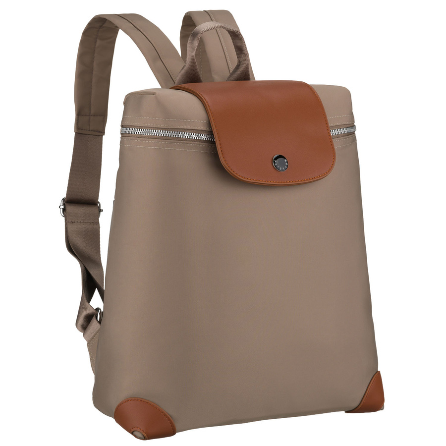 Städtischer Damen-Rucksack aus Polyester in Beige-Braun – Peterson