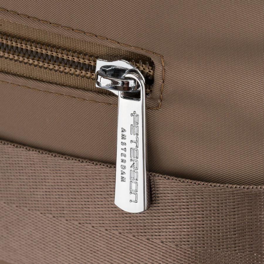 Städtischer Damen-Rucksack aus Polyester in Beige-Braun – Peterson – Bild 8