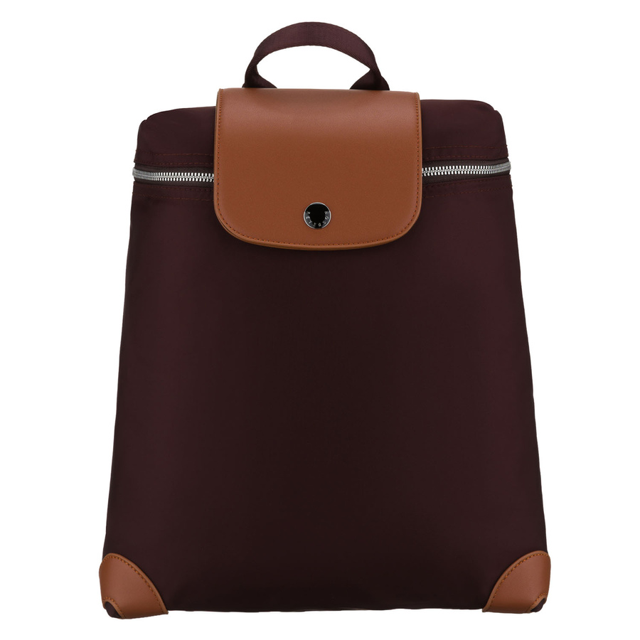 Bordeaux-Brauner Damen-Rucksack aus Polyester mit verstellbaren Trägern – Peterson – Bild 2