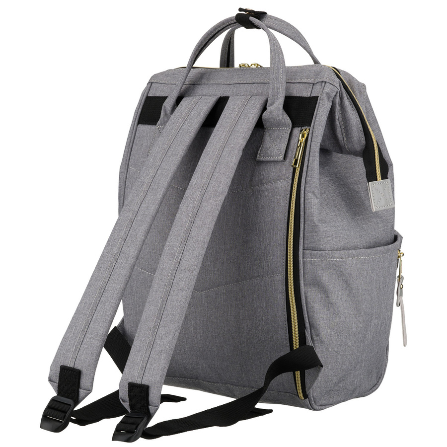 Damen-Rucksack aus Polyester in Grau mit sicherem Reißverschluss - Peterson – Bild 5