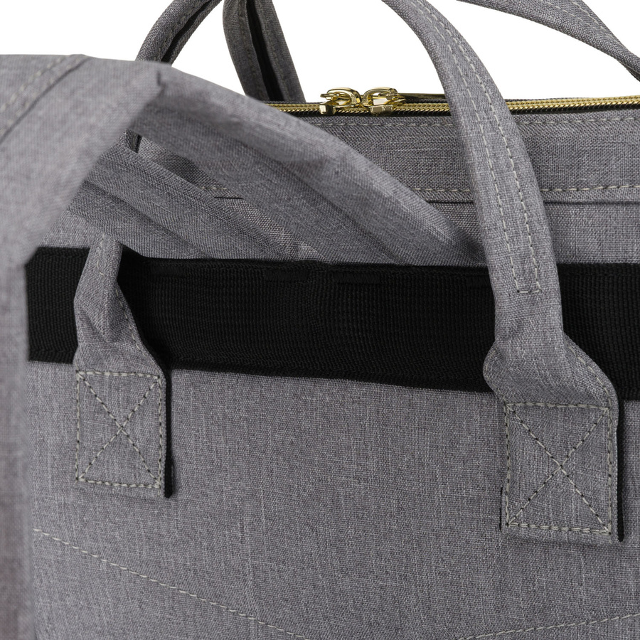 Damen-Rucksack aus Polyester in Grau mit sicherem Reißverschluss - Peterson – Bild 16