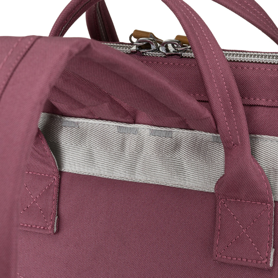Lila Damen-Rucksack aus Polyester mit Laptopfach und USB-Anschluss - Peterson – Bild 16