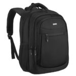Großer, schwarzer Reisetaschen-Rucksack aus Polyester, ideal als Handgepäck – Rovicky