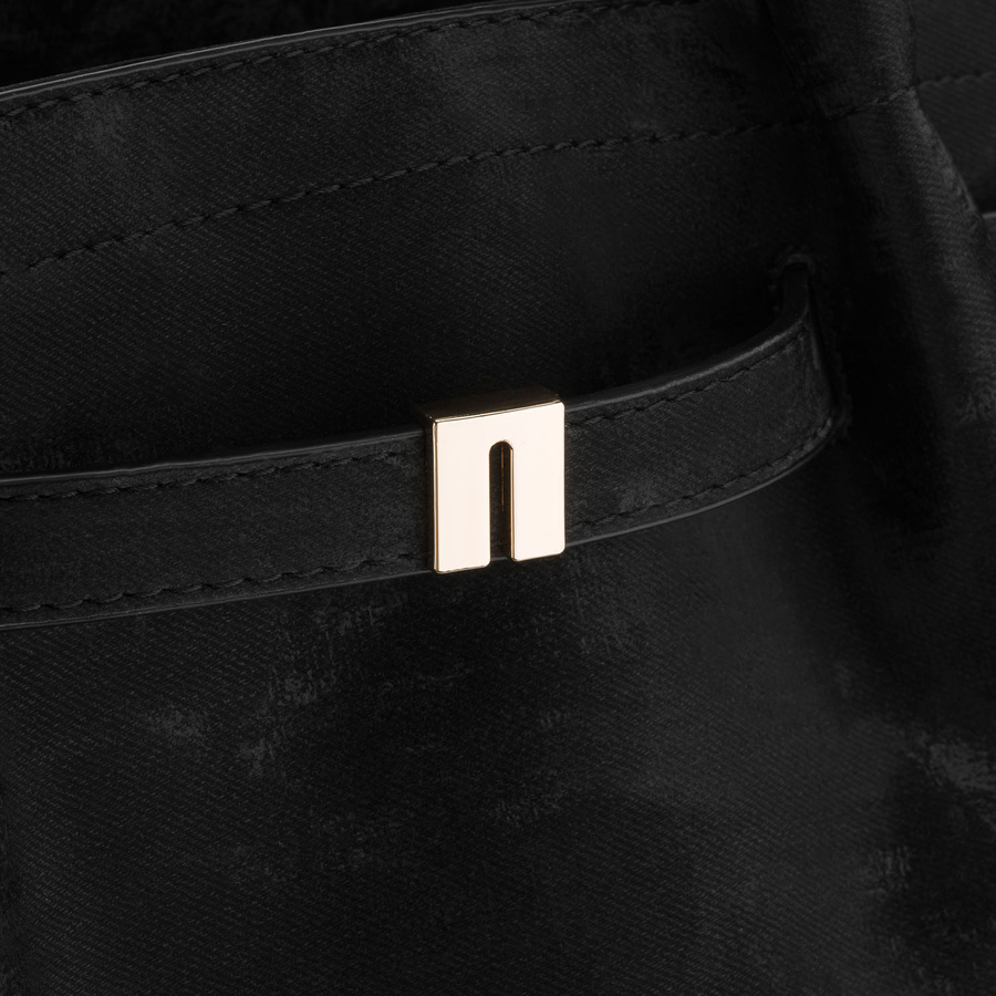 Große, schwarze Damen-Shopper aus Öko-Leder - Peterson – Bild 4