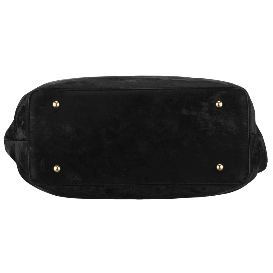 Große, schwarze Damen-Shopper aus Öko-Leder - Peterson – Bild 9