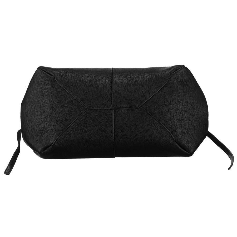 Schwarze Damen-Shopper aus Öko-Leder mit praktischem Etui im Set - Peterson – Bild 11