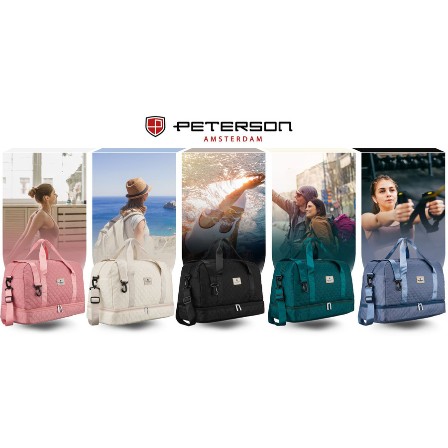 Sportliche, Trainings-Tasche in Schwarz aus Polyester - Peterson – Bild 17