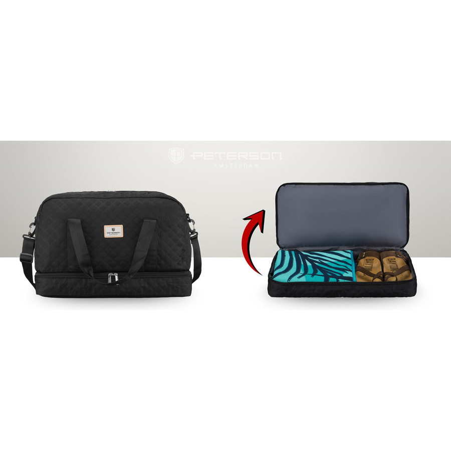 Sportliche, Trainings-Tasche in Schwarz aus Polyester - Peterson – Bild 9
