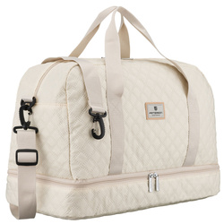 Sportliche Trainingstasche in Beige aus Polyester – Peterson