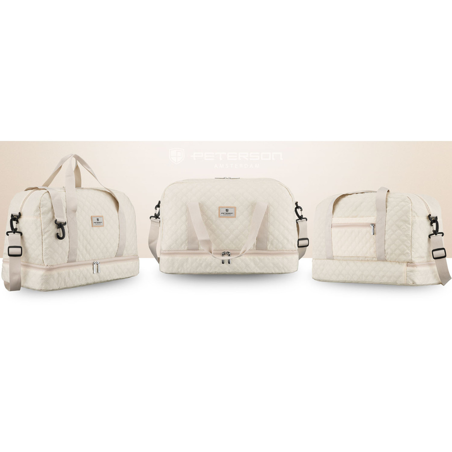 Sportliche Trainingstasche in Beige aus Polyester - Peterson – Bild 8