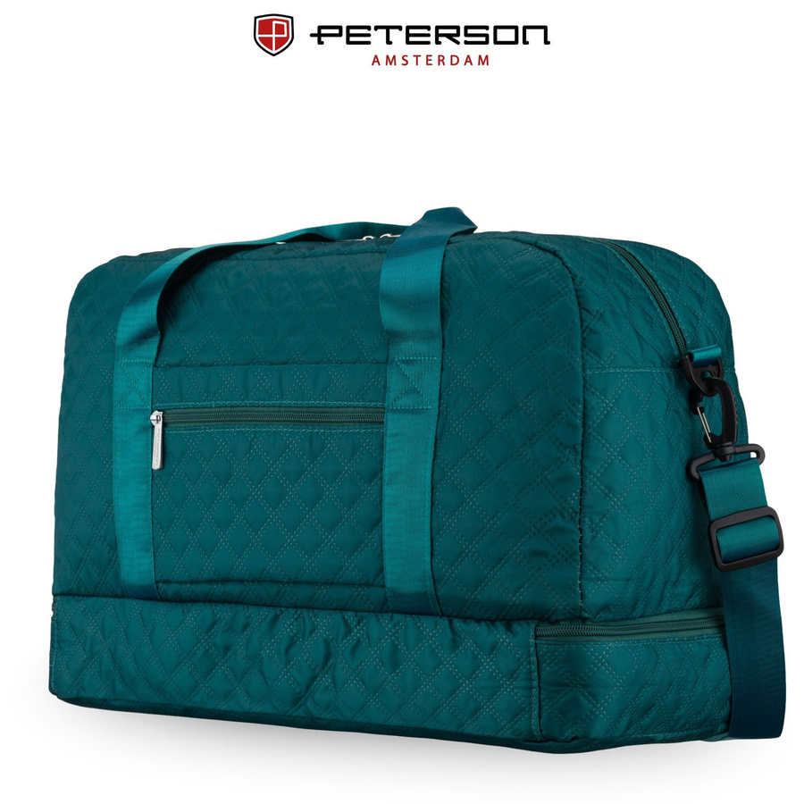 Grüne Trainings-Tasche aus Polyester, zweifach unterteilt - Peterson – Bild 7