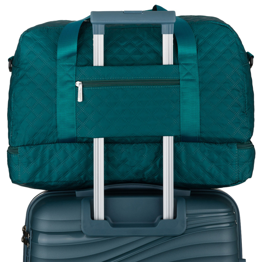 Grüne Trainings-Tasche aus Polyester, zweifach unterteilt - Peterson – Bild 12